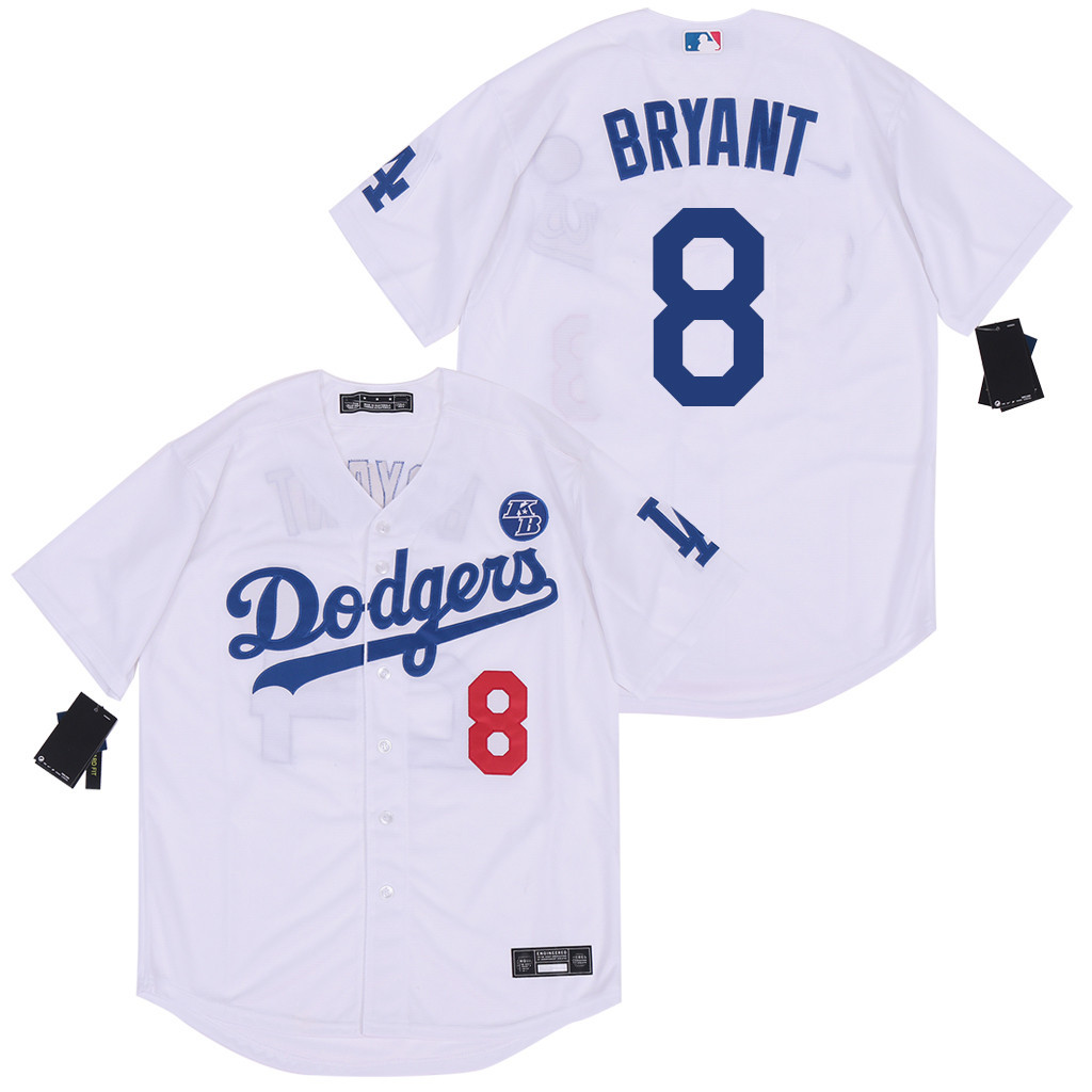 Los Angeles Dodgers Kobe Bryant 8 +24 Baseball jersey 3XL