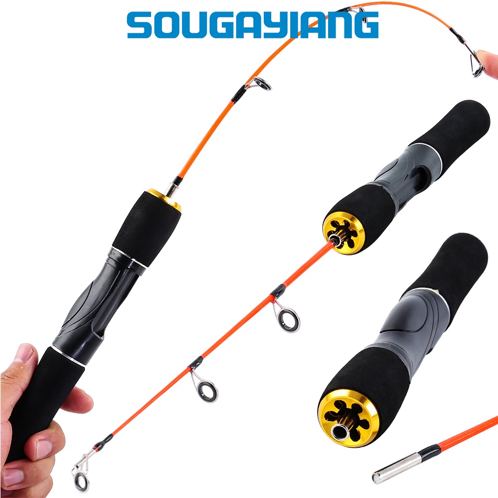 Sougayilang Ultralight Winter Shrimp Ice Fishing Rod Portable Winter ...