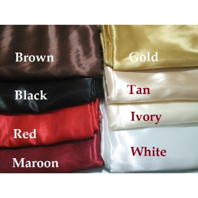 Satin Fabric 60" Width | Shopee Philippines