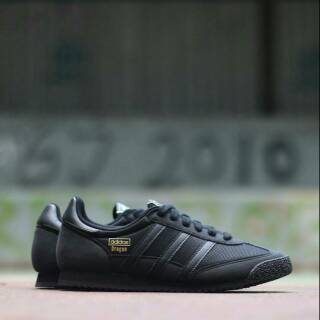 Adidas dragon clearance black leather