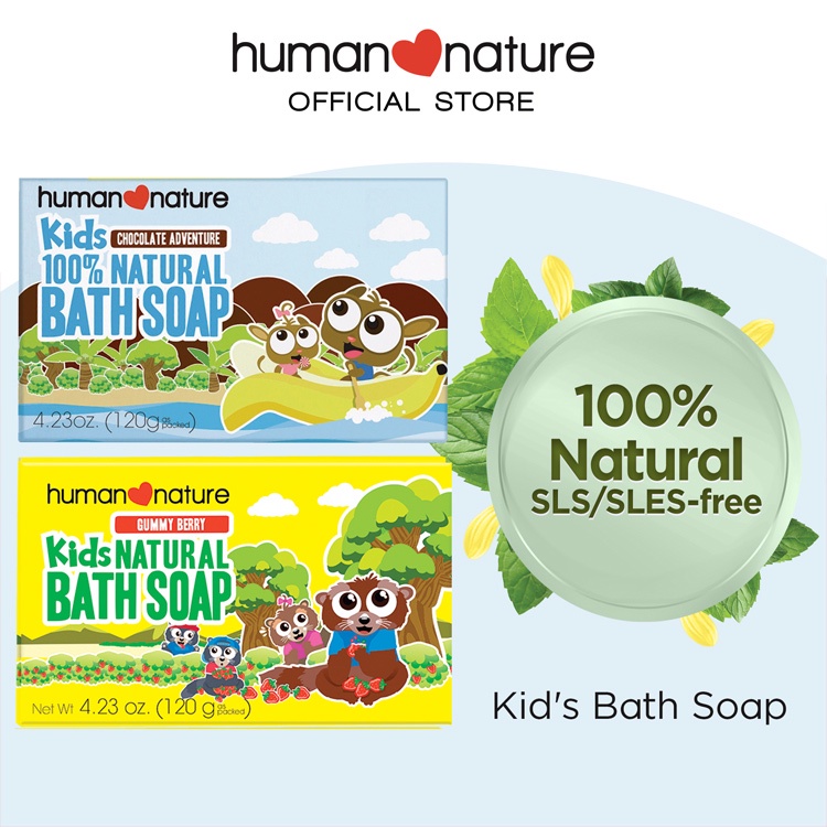 Human Nature Kids Bath Soap 120g | Shopee Philippines