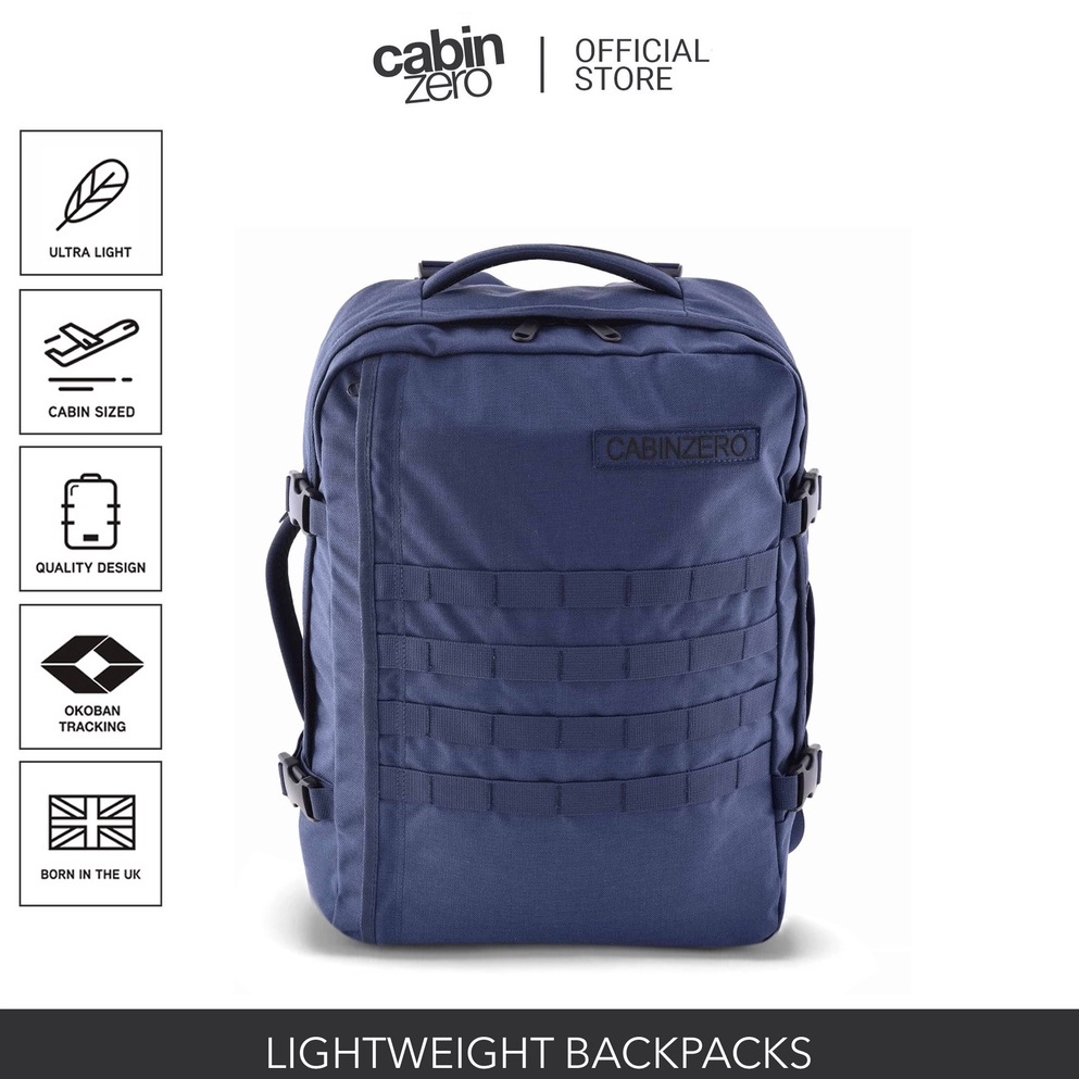 CabinZero Military 36L Hand Carry Luggage Travel Bag Shopee Philippines