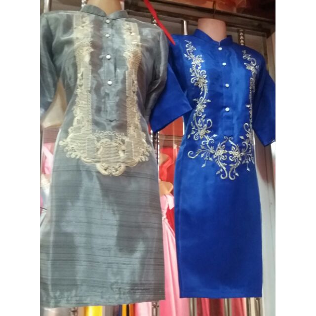 chinese dress ladies Martina Satin Barong Dress main image 0