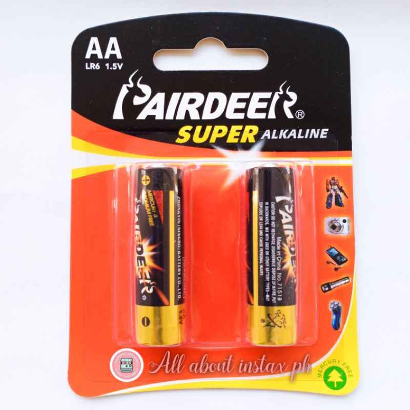 Alkaline Batteries Pairdeer Alkaline AA batteries/ Instax batteries For