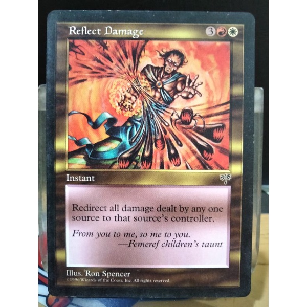Magic: The Gathering(MTG) Card Reflect Damage Mirage | Shopee Philippines