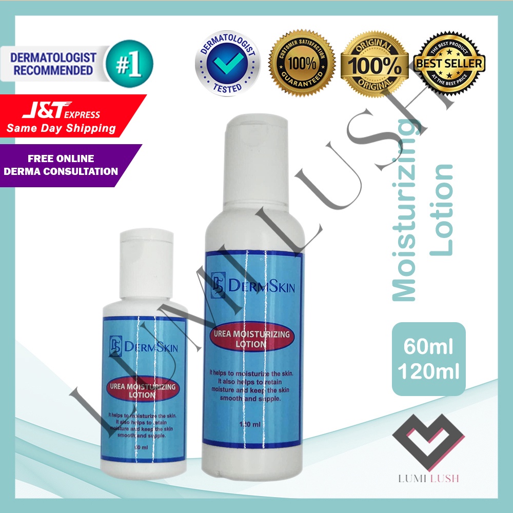 Derm Skin Urea Moisturizing Lotion 60ml 120ml Lumi Lush 10 Urea 60 120ml Shopee Philippines