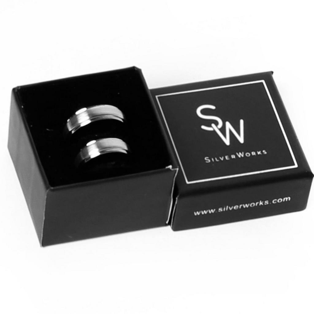 Silverworks Tungsten Polished Ring 10.1G Unisex T45 Shopee Philippines