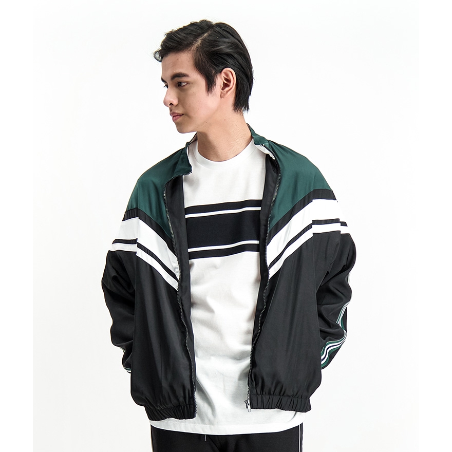 BENCH Track Jacket Green Black Shopee Philippines