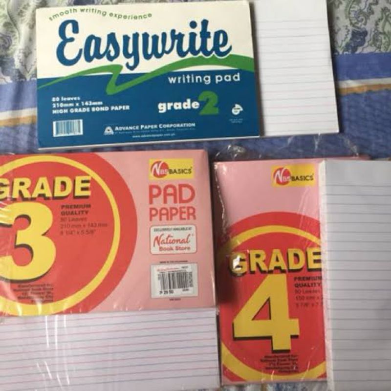 all-level-pad-paper-1-2-3-4-per-pad-shopee-philippines