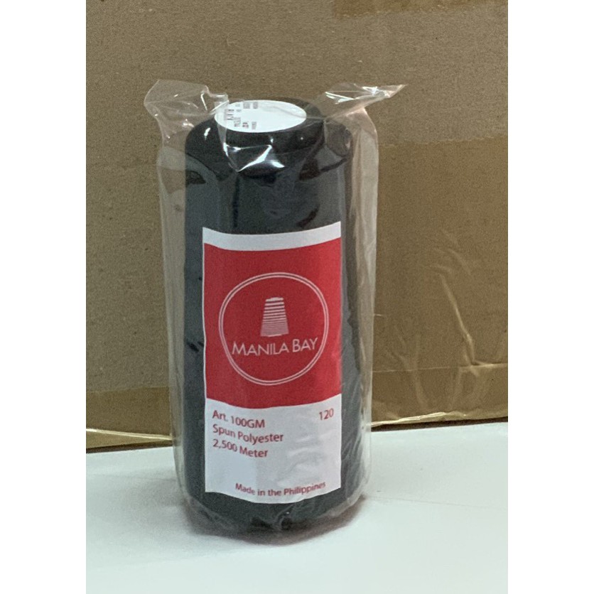 Polyester Sewing Thread ticket 120 Black 2,500 meters | Shopee Philippines