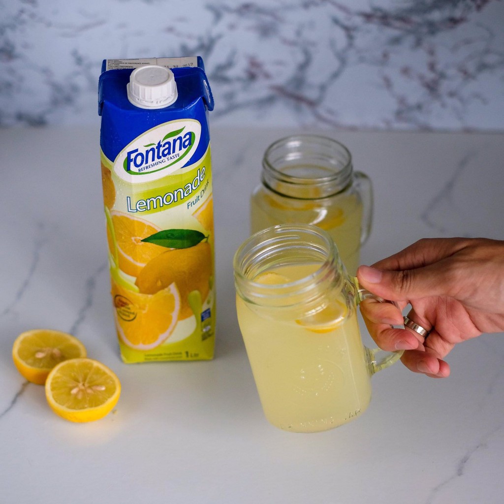 Food & Beverage♧Fontana Lemonade Juice (1 case/ 12 pcs x 1 liter