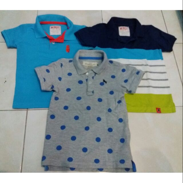 PRELOVED BOYS H&M POLO SHIRT, 2PCS MARCUS POLOSHIRT Shopee Philippines