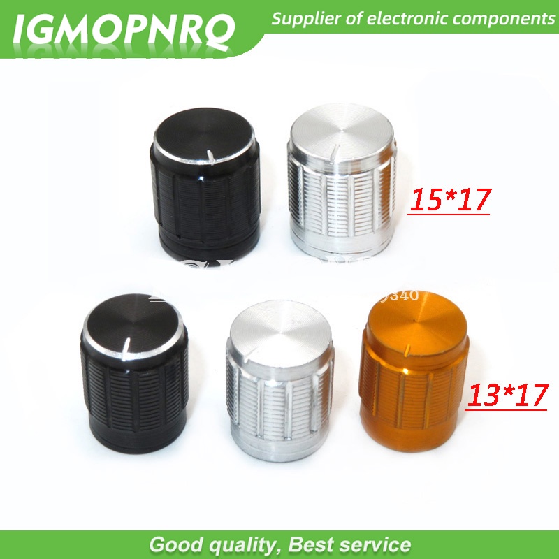 10PCS aluminum alloy 13*17mm 15*17mm potentiometer 13*17 15*17 knob ...