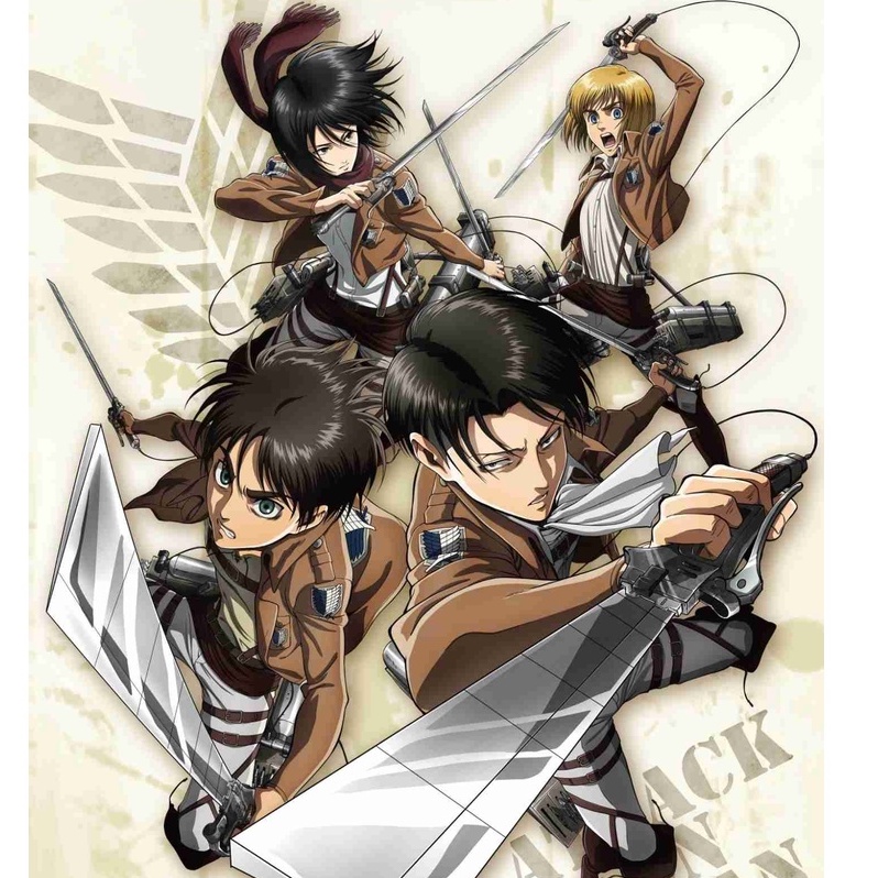 Attack On Titan Anime Manga Posters A4 Size | Shopee Philippines