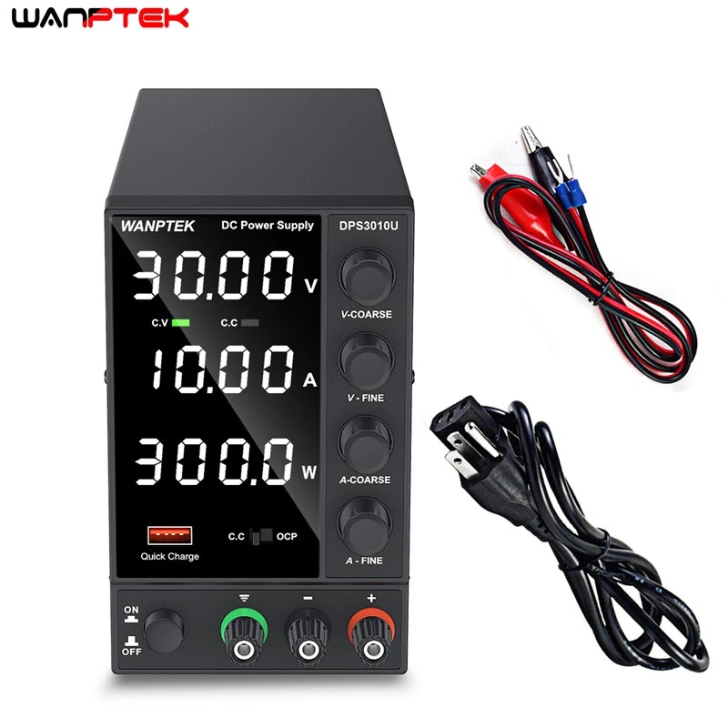 Wanptek LED Screen DC Lab Bench Power Supply 60v 5a Adjustable ...