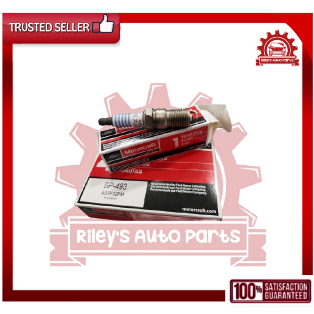 MOTORCRAFT SPARK PLUG SP-493 SET(4pcs) for Ford Expedition | Shopee ...