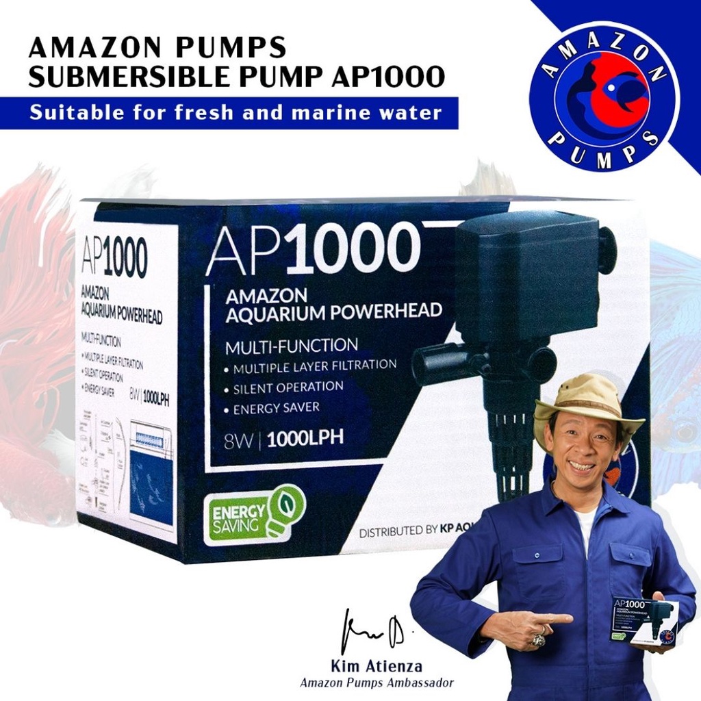 Amazon Powerhead Air Pump Submersible (Three Inlet Strainer) Shopee