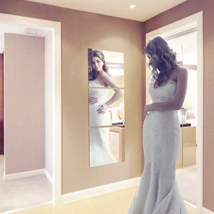 Systemic pier glass soft acrylic wardrobe door fitting room self