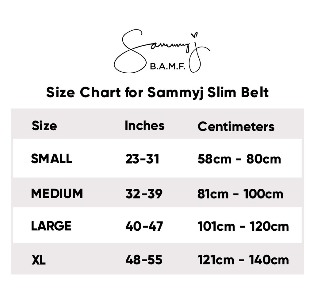 JML Sammy J Slim Belt 4.0 (Available in 4 Sizes Small-Extra Large) SJ ...