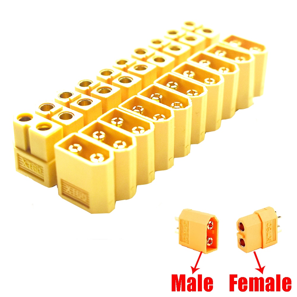 10pcs Xt60 Xt 60 Xt30 T Plug Male Female Connectors Plugs Shopee Philippines 9310