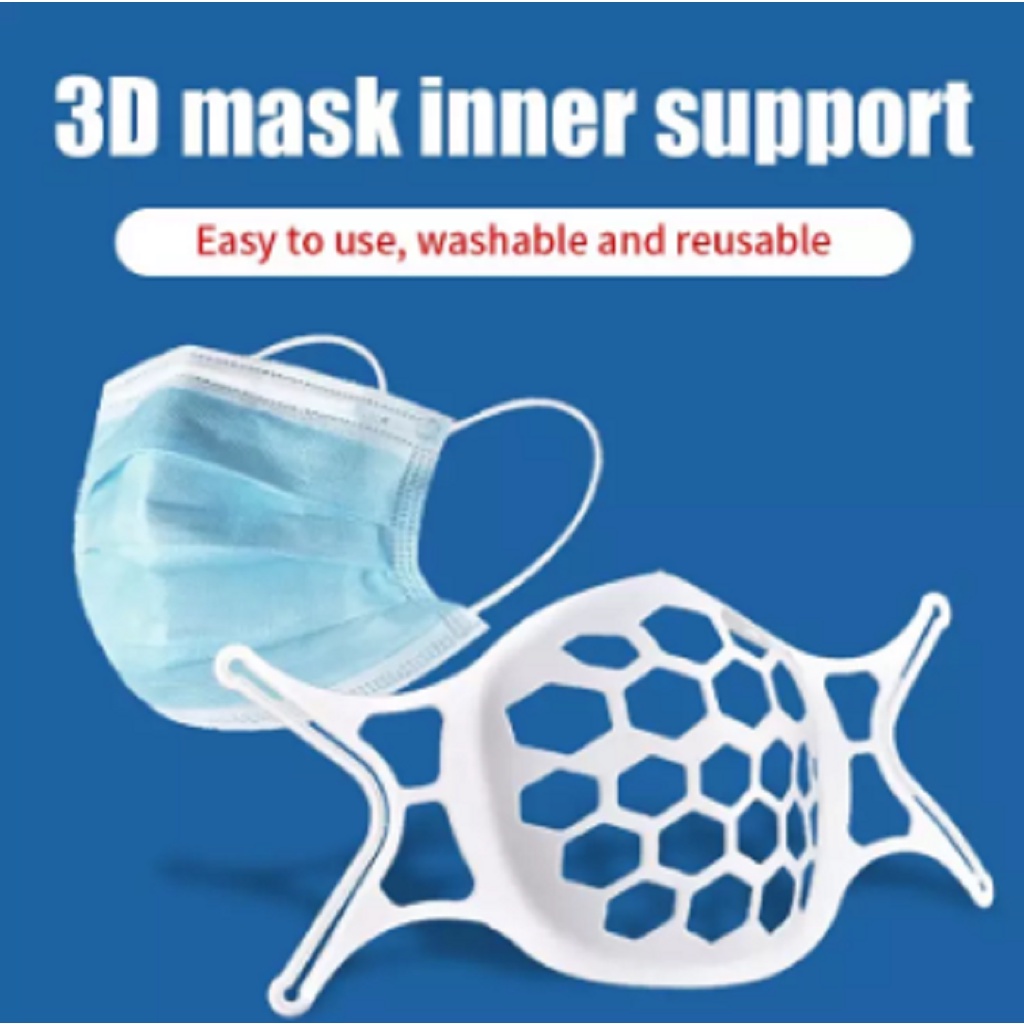 (VS)3D Face Mask Bracket Silicone Mask Inner Holder Breathing Assist ...