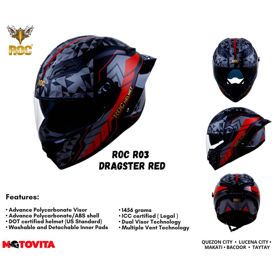 ROC R03 Dragster Red Shopee Philippines