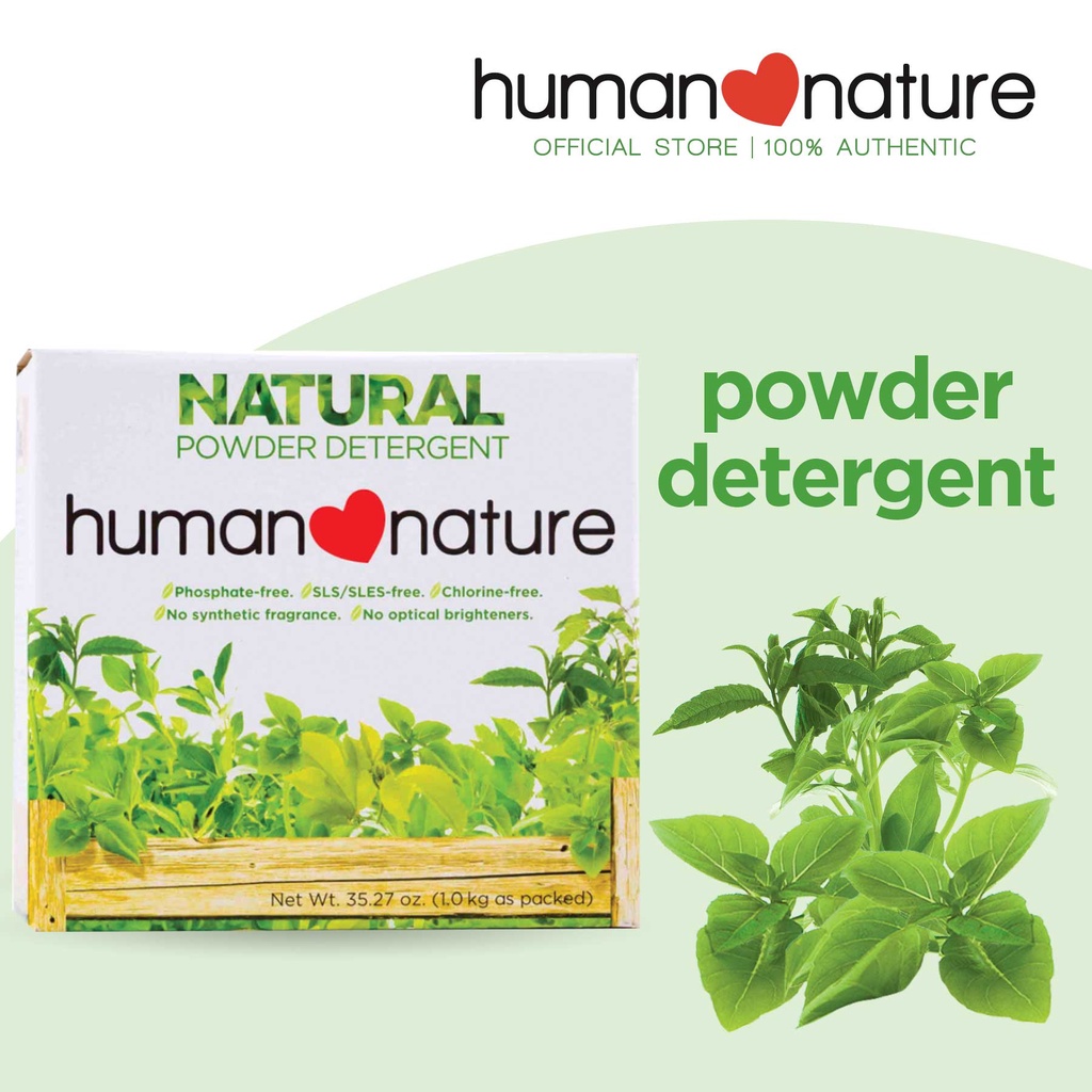 Human Nature Natural Powder Detergent1000g | Shopee Philippines