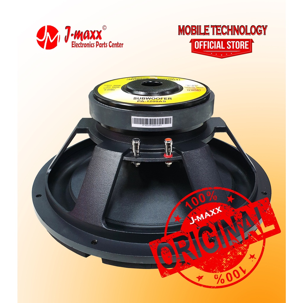 Mobile Technology Subwoofer Speaker 12 inches PA-1200AS 400W to 800W ...