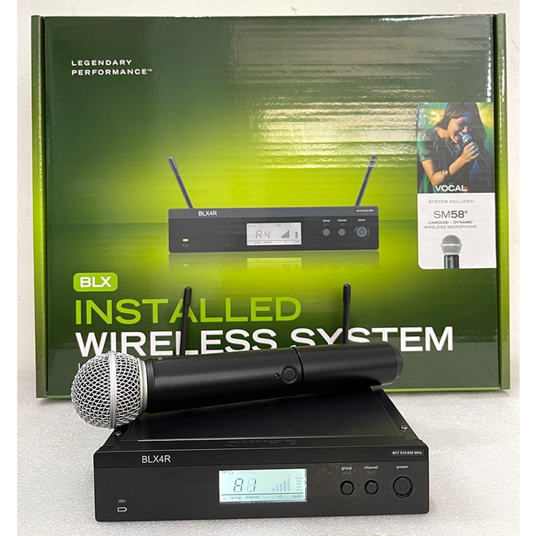 Shure BLX24R/SM58 Rackmount Wireless Microphone System with Handheld