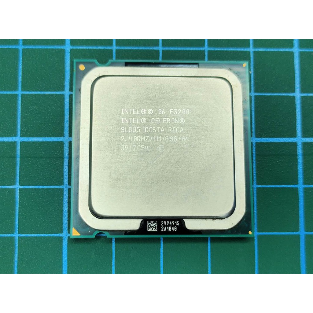 Intel Celeron dual-core E3200 CPU (2.4Ghz / 1M / 800GHz processor) 775 ...