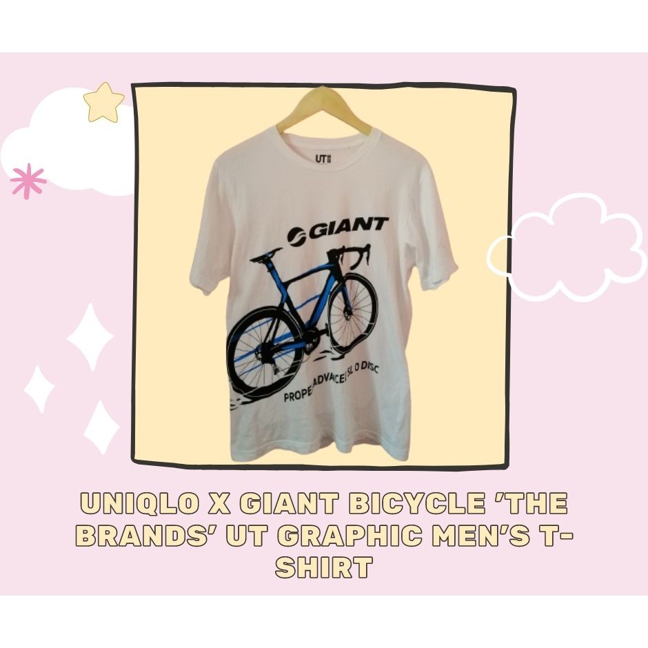 UNIQLO x GIANT Bicycle 'The Brands' UT Graphic T-Shirt | Shopee Philippines