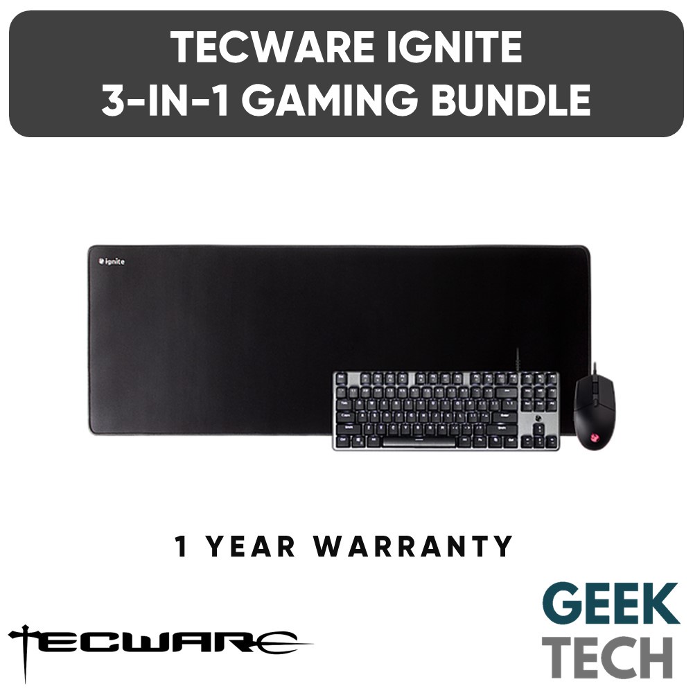 TECWARE Ignite 3In1 Gaming Bundle (TKL Outemu Brown Switch Mechanical