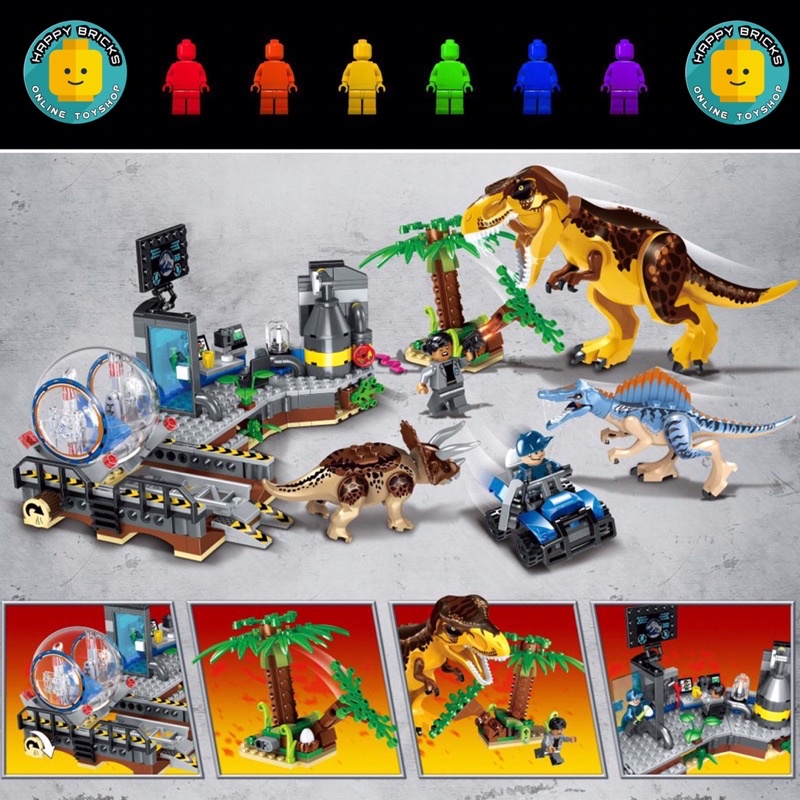 JURASSIC WORLD DINOSAUR PRCK 69021 Building Blocks Toy Brand New With
