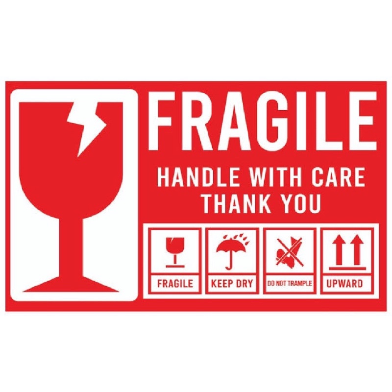 fragile sticker for your product | Shopee Philippines