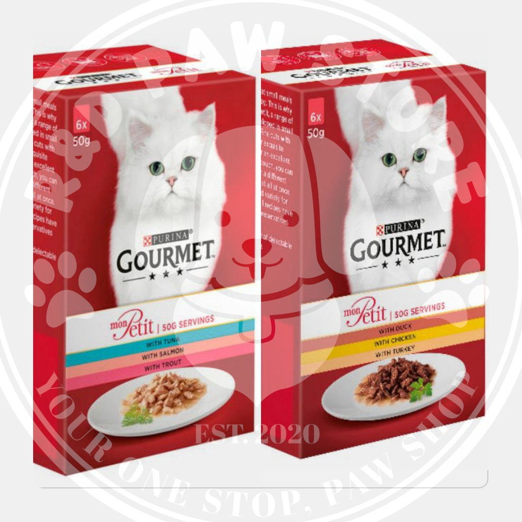 Purina Gourmet Mon Petit Wet Cat Food in Pouches 6x50g Shopee Philippines