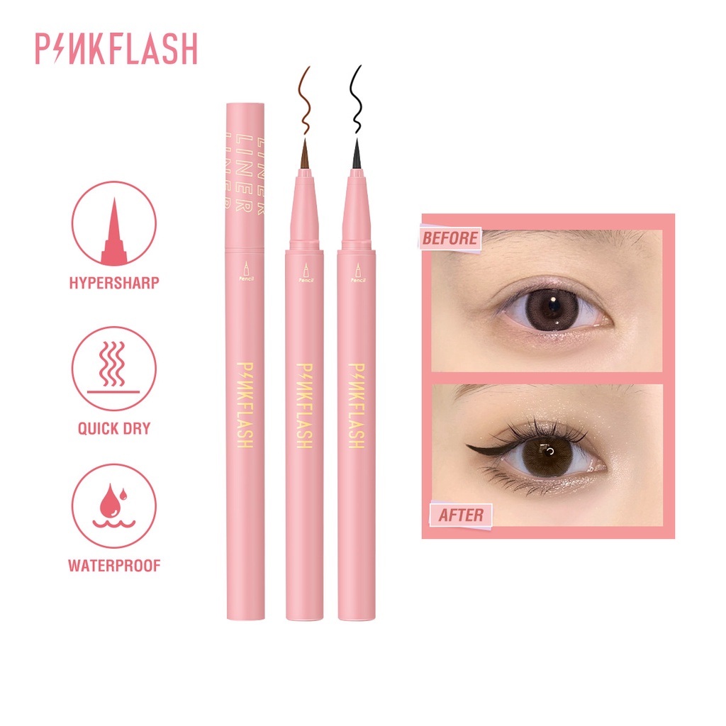 PINKFLASH Hypersharp Quick-drying Liquid Eyeliner Waterproof ...