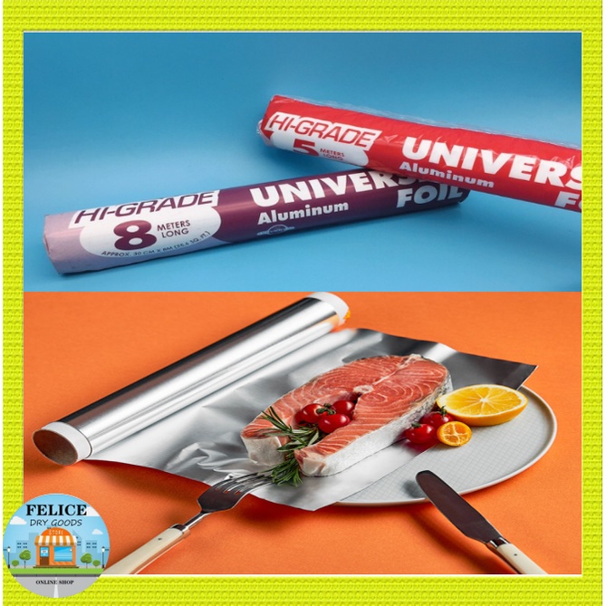 Universal Aluminum Foil Roll Multipurpose BBQ Wrap Food wrap Grade Foil ...