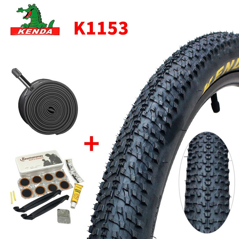 Inner Tube+Repair Kit] KENDA K1153 Mountain Bike Tire