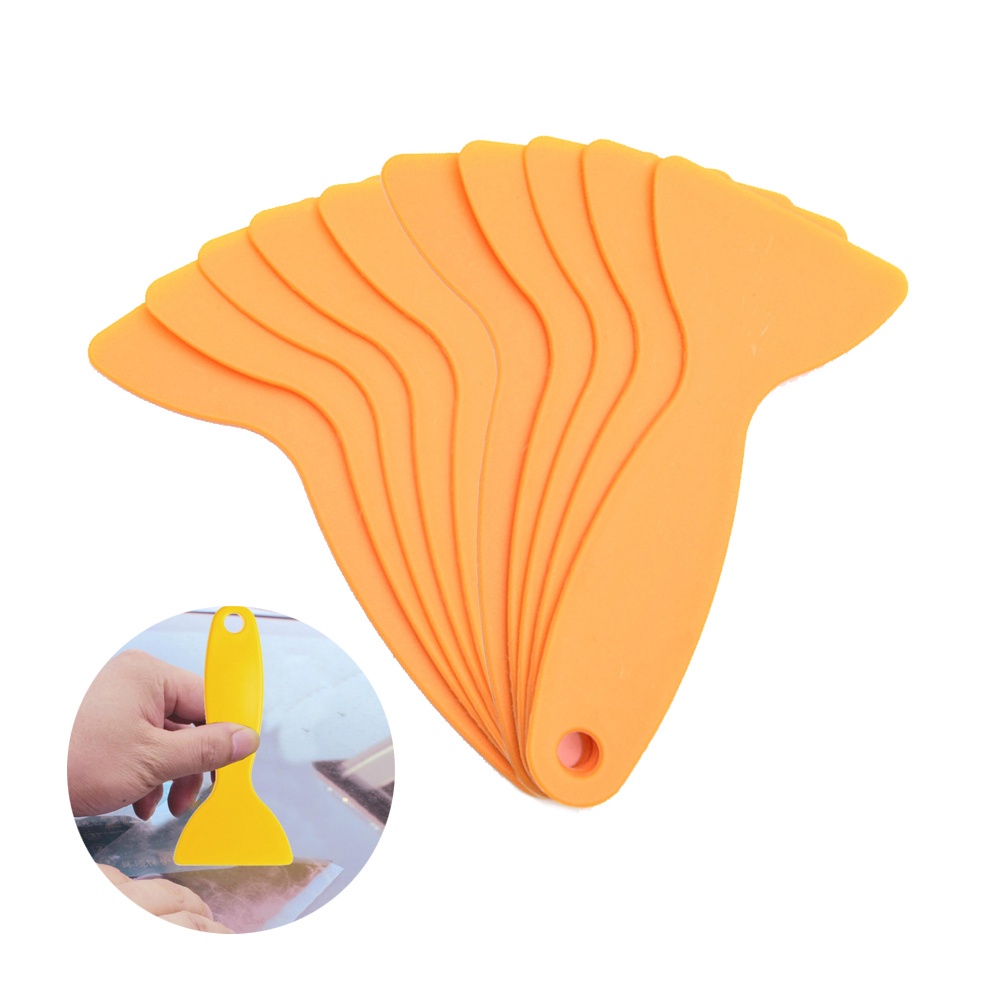 Yellow Plastic Foils Cleaner Scraper Air Bubble Remover Stickers ...