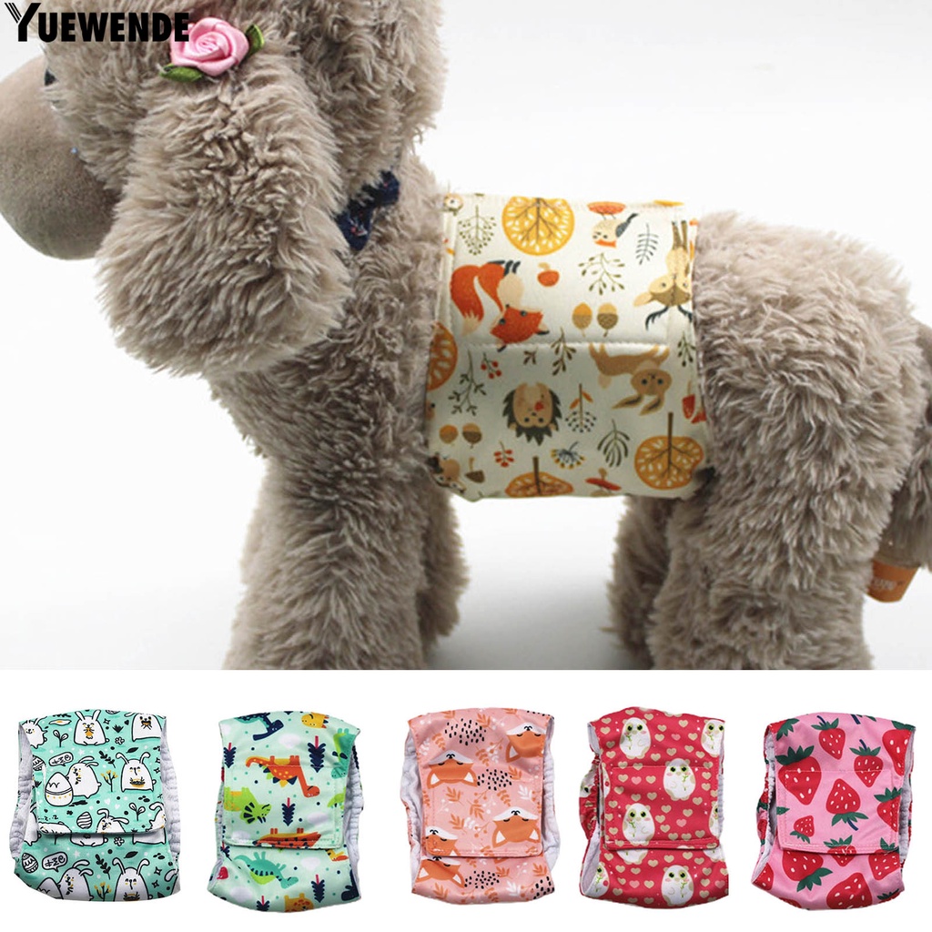 Yue Antiirritate Dog Belly Bands Female Dog Diapers Wraps Waterproof