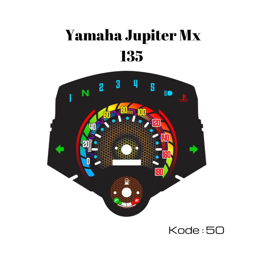 Yamaha new Jupiter Mx 135. Custom Speedometer Panel Board | Shopee ...