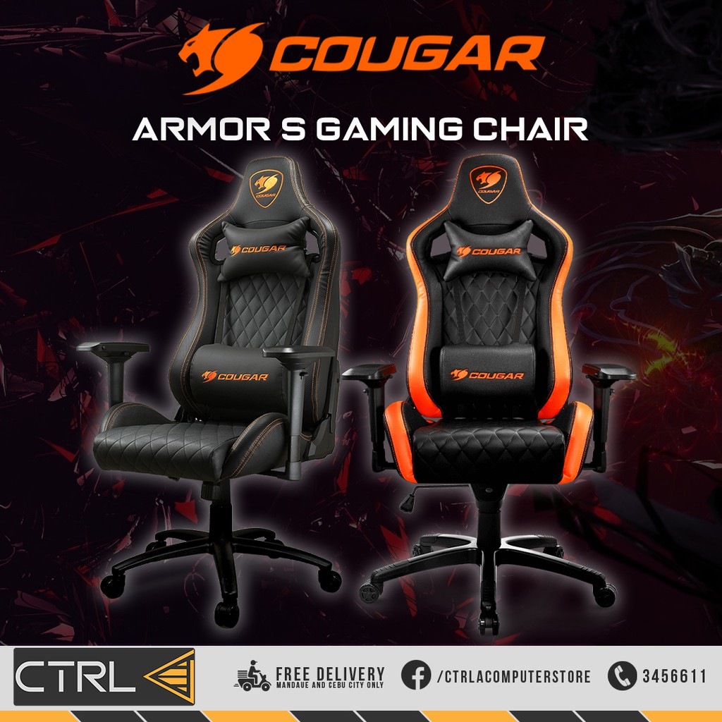 Cougar Armor S Black Luxury Gaming Chair -  