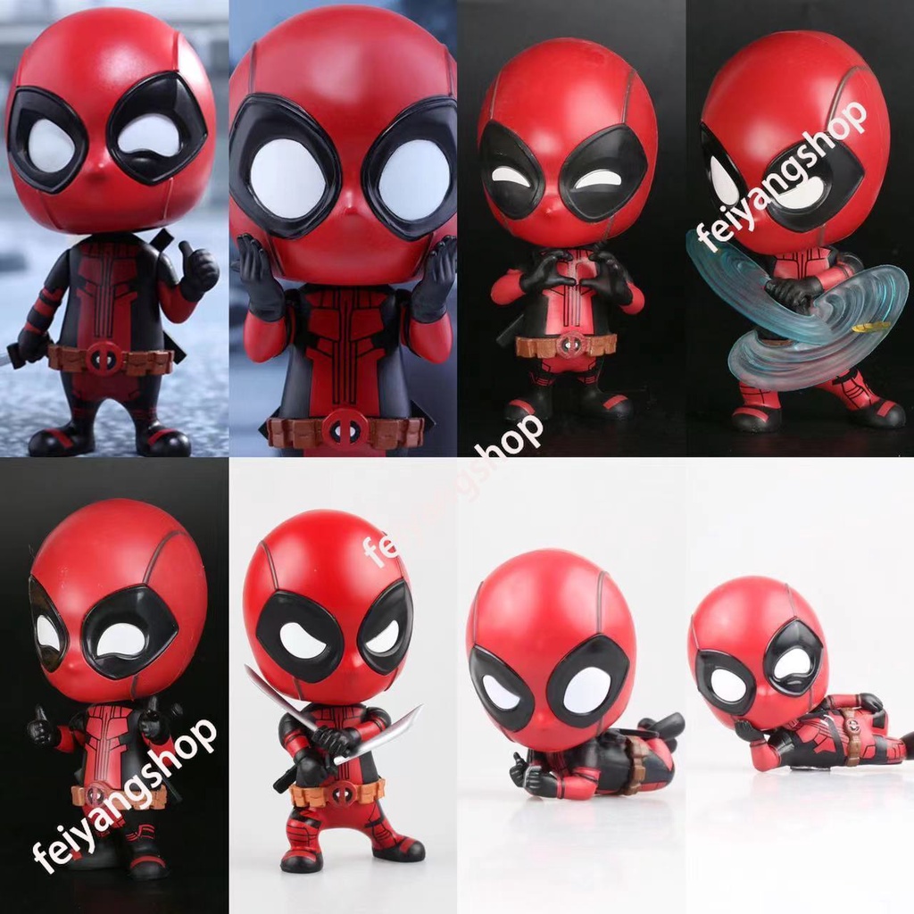 Q Version Deadpool Figure Decorative Collectible Gifts | Shopee Philippines