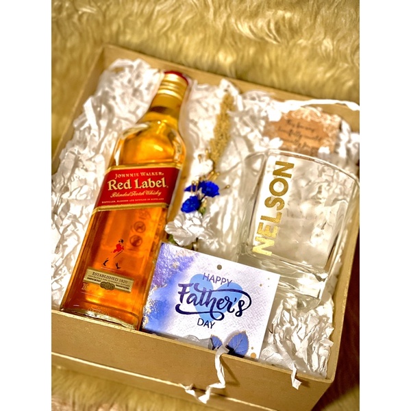 Personalized Whiskey Glass Gift Set in a curated gift box | Shopee ...