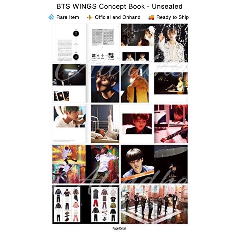 BTS WINGS CONCEPT BOOK 未開封 RM-