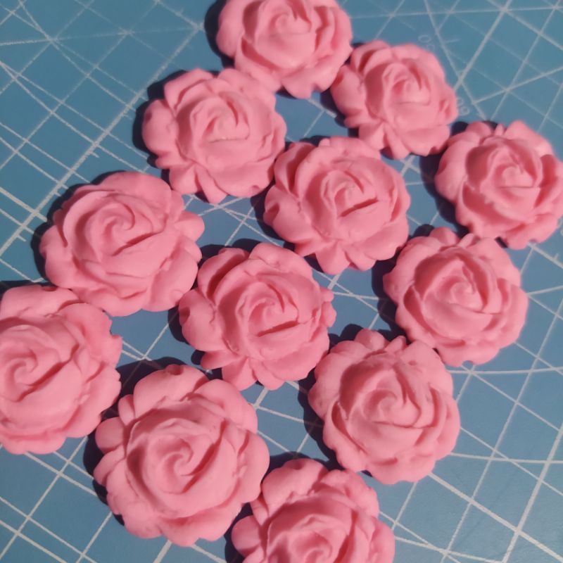 Mini rose edible fondant toppers | Shopee Philippines