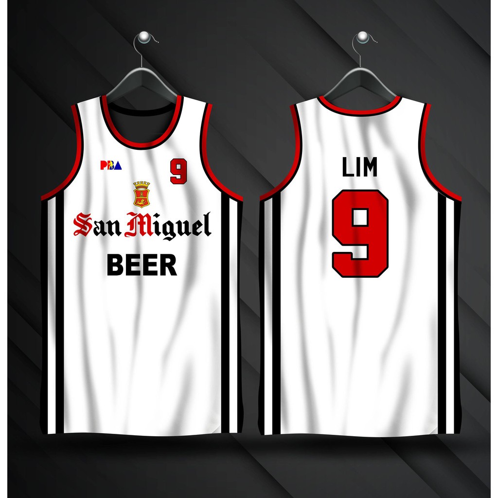 PBA RETRO JERSEY | SAN MIGUEL BEER SAMBOY LIM #9 JERSEY | FULL ...