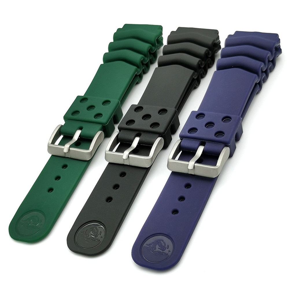 18mm 20mm 22mm Silicone Strap for Seiko Watch Band Men Women Sport