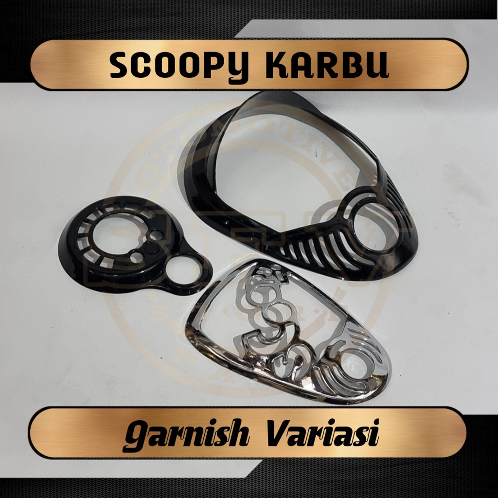 Garnish Scoopy Lights Headlights / Rear Lights / Speedometers Shopee