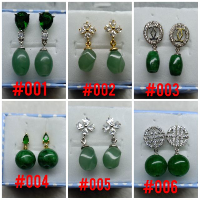 Authentic on sale jade earrings